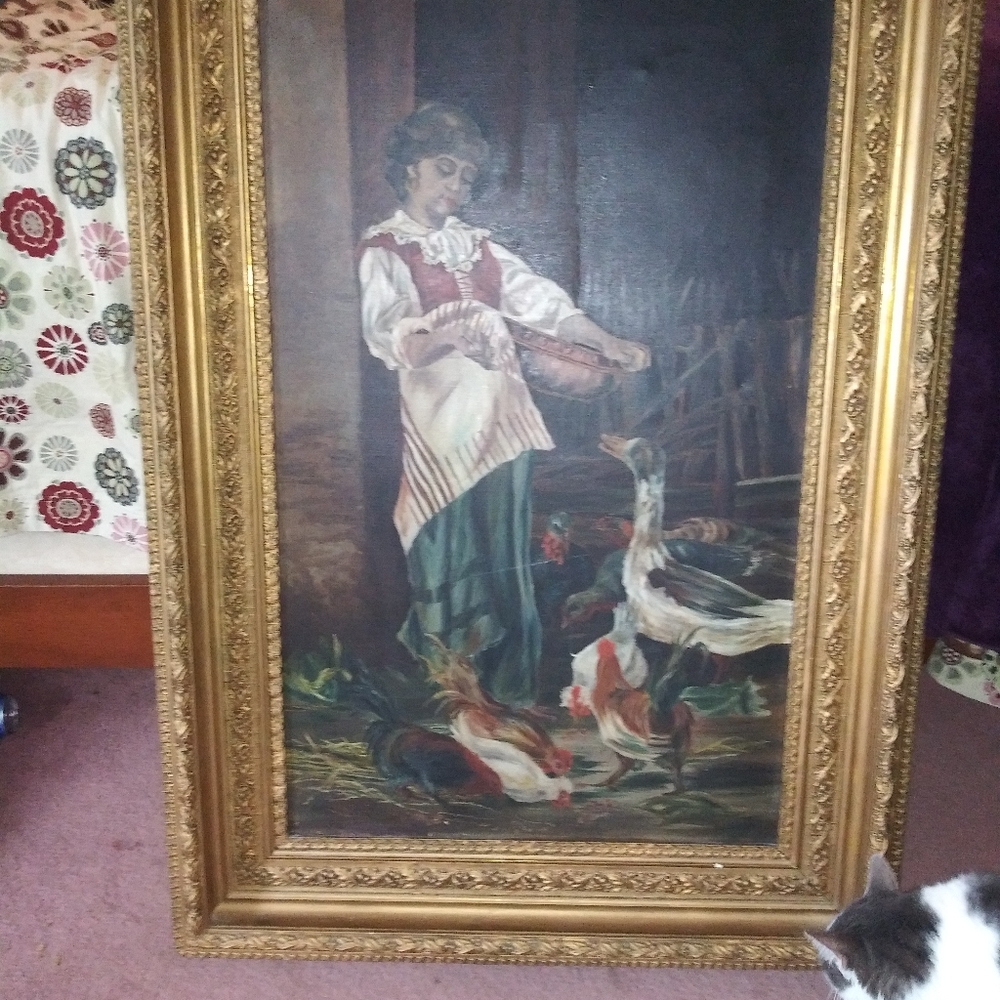 150 year old painting